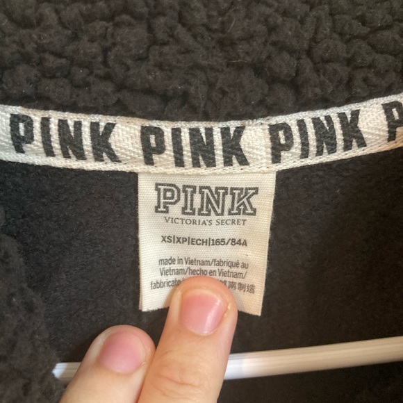 Pink Victoria Secret Sherpa Sweater XSmall - Picture 6 of 7
